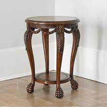 Ambella Home Collection 05099-900-001 - Leather & Swag Accent