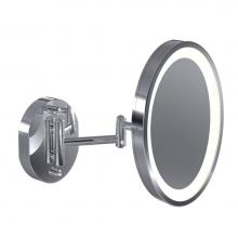 Baci Remcraft BJR-10-CHR - Baci Junior Double Arm Wall Mirror -