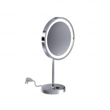 Baci Remcraft BSR-321-CHR - Baci Senior Modern Table Mirror -