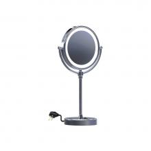 Baci Remcraft EH140 CHROME - Baci Basic Round Table Mirror - Reversible -