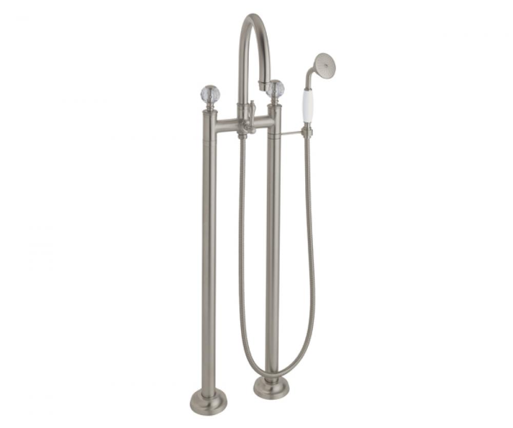 Traditional Floor Mount Tub Filler