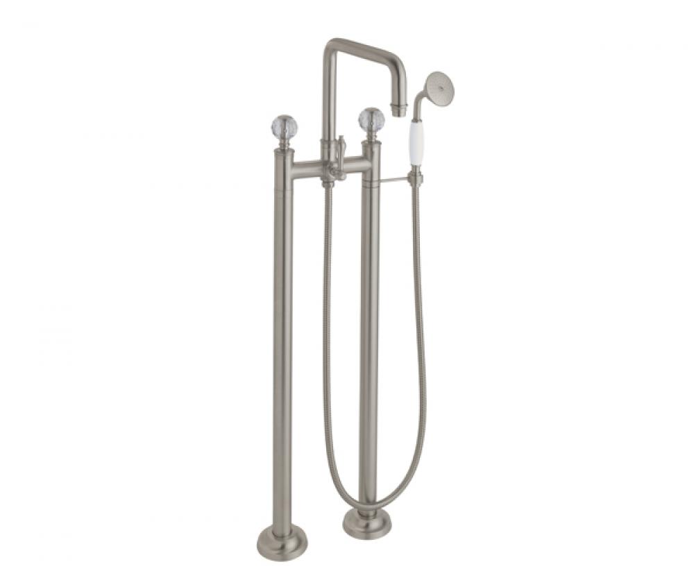 Traditional Floor Mount Tub Filler