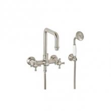 California Faucets 1406-CBALL.20-BLKN - Traditional WallMount Tub Filler