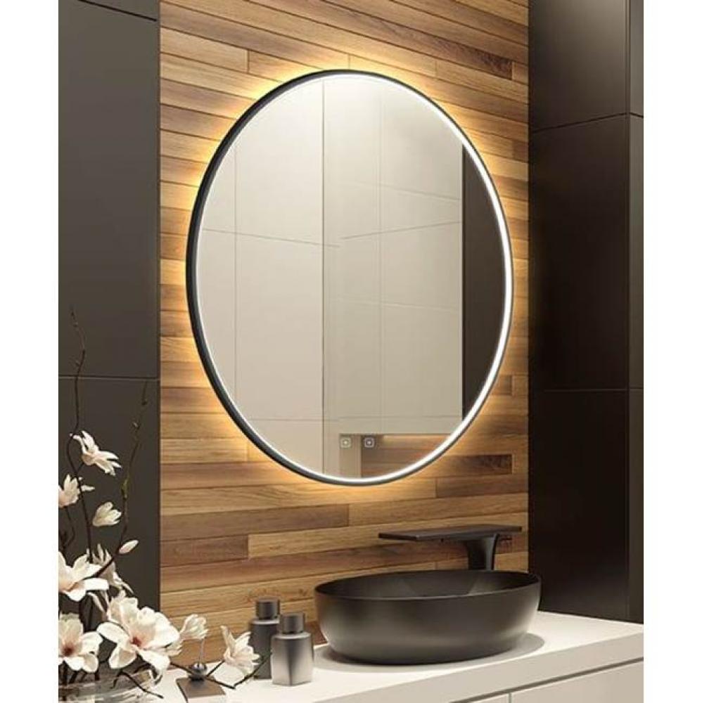 Brilliance - Matte Black Lighted Mirrors