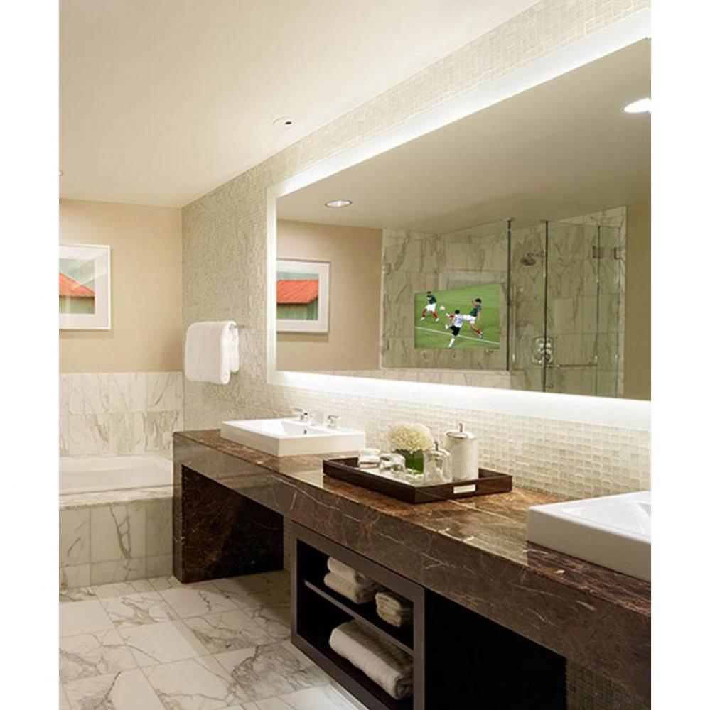 Silhouette 54w x 42h Lighted Mirror TV with 15'' TV