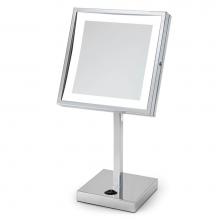 Electric Mirror EMHL88-SIL-CH - Elixir Wall Mounted LED Lighted Makeup Mirror in Polished Chrome