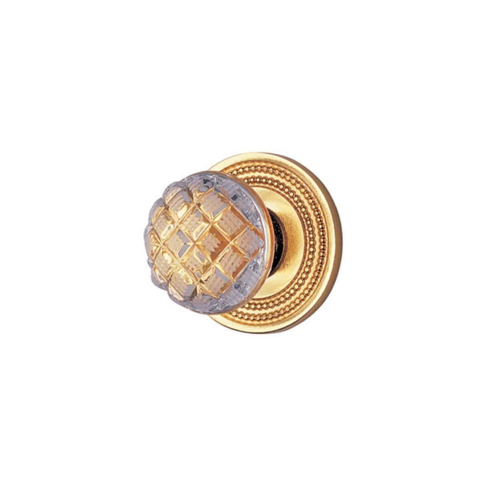 Cab Knob, Cut Cryst