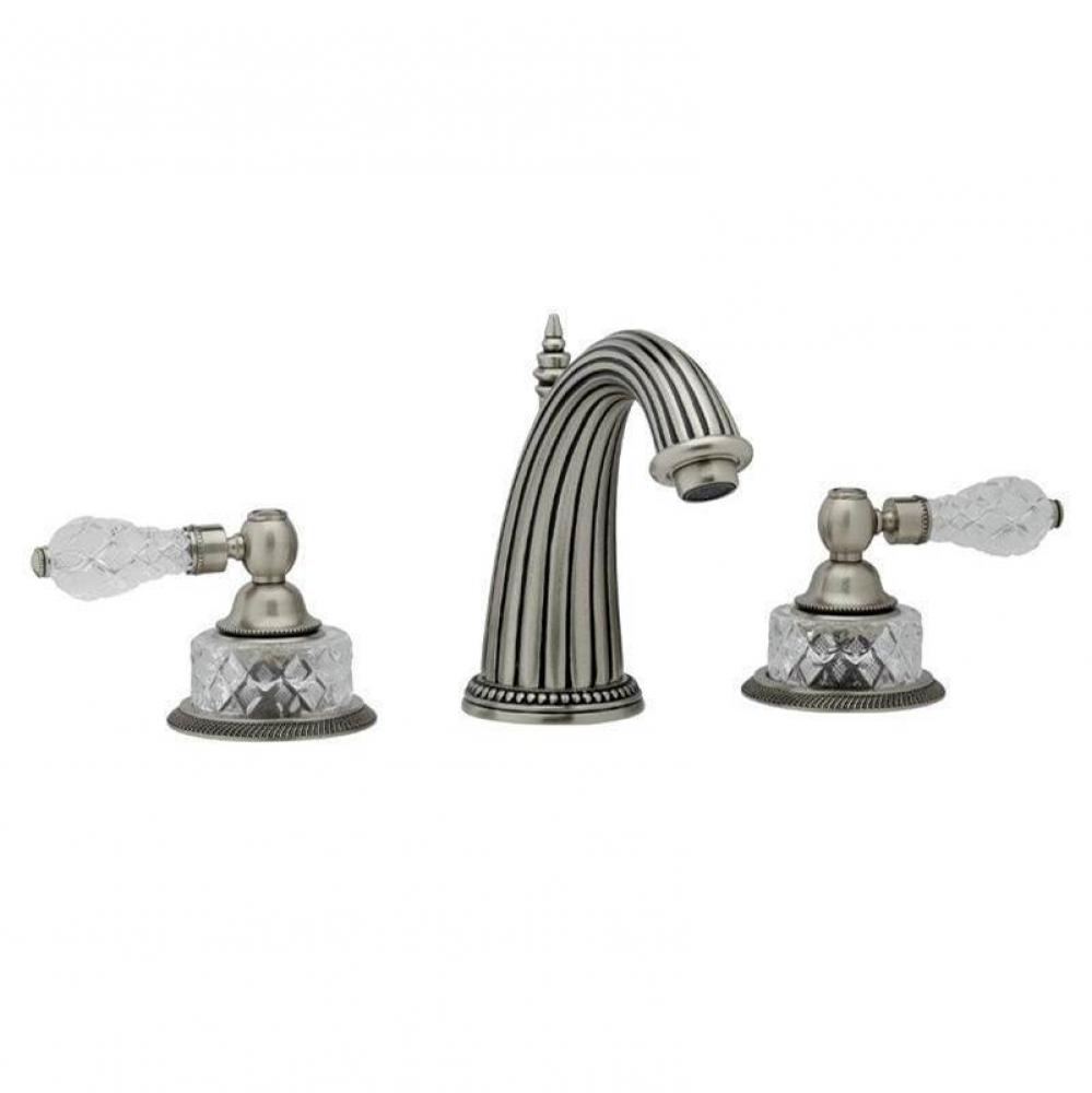 REGENT CUT CRYSTAL Widespread Faucet Cut Crystal Lever Handles K280