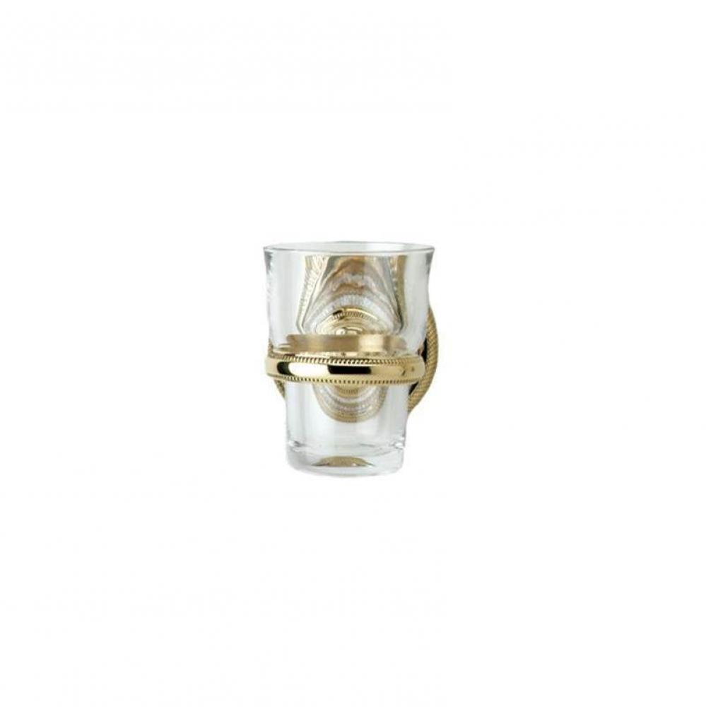 REGENT CUT CRYSTAL Wall Mounted Glass Holder KES30