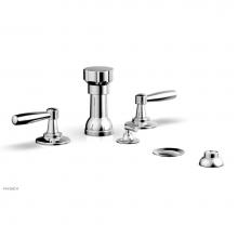 Phylrich 220-61/026 - Four Hole Bidet Set Works, Lever Handle