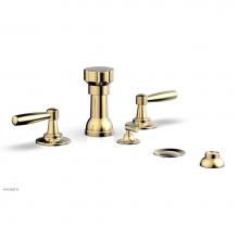 Phylrich 220-61/004 - Four Hole Bidet Set Works, Lever Handle