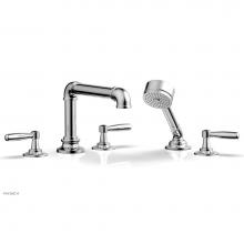 Phylrich 221-49/026 - Deck Tub Set Works Industrial W/ Hs, Lever Handle