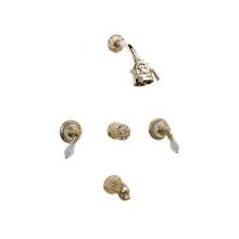 Phylrich K2184-SF1 - DOLPHIN Three Handle Tub and Shower Set K2184