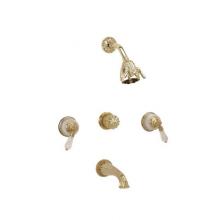 Phylrich K2243-SF4 - VERSAILLES Three Handle Tub and Shower Set K2243