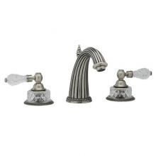 Phylrich K280-024B - REGENT CUT CRYSTAL Widespread Faucet Cut Crystal Lever Handles K280