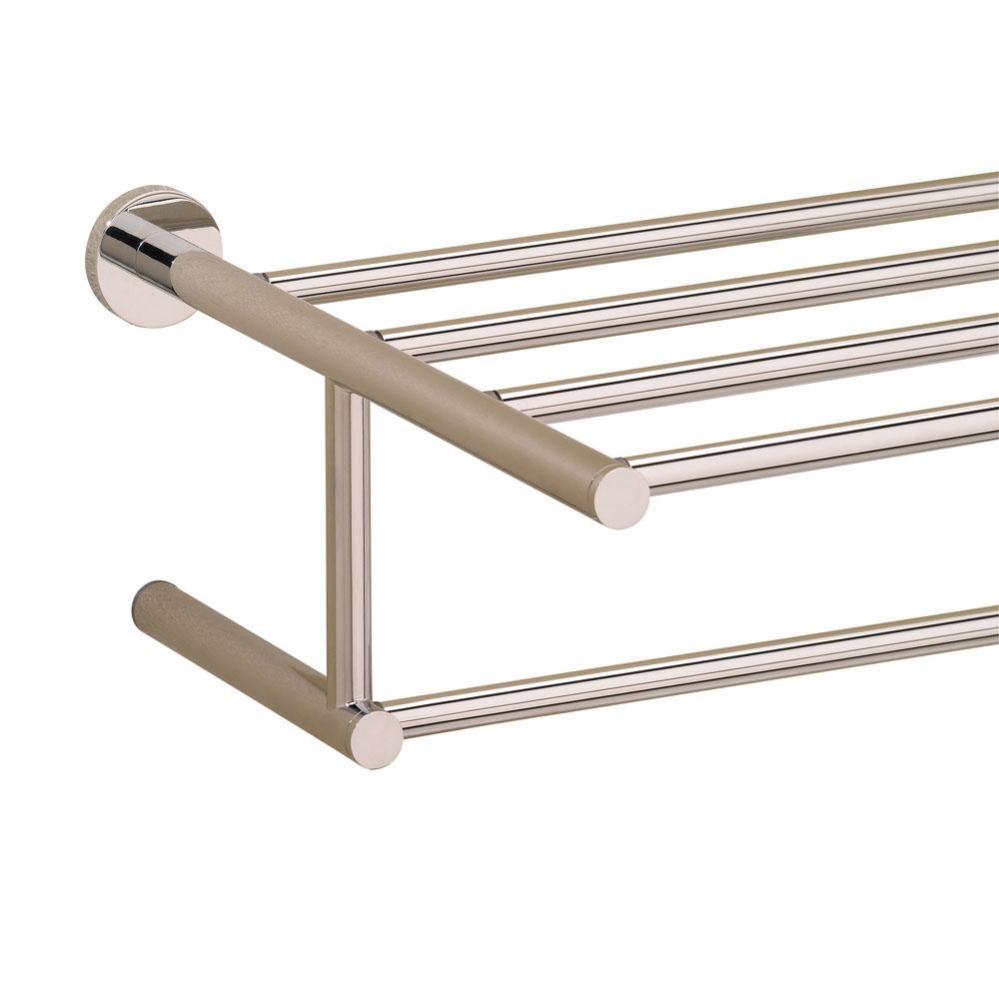 Porto Chrome Towel Rack - 23 5/8''