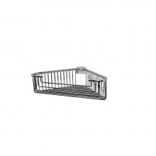 Valsan 53562CR - Essentials Chrome Detachable Corner Basket-Large Square Rungs