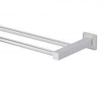 Valsan 67476CR - Cubis-Plus Chrome Double Towel Rail 24-1/2''