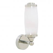 Valsan 30950CR - Astoria Bathroom Wall Light Chrome Finish With Glass Tube Shade