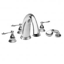 Newport Brass 3-857C/26 - Seaport Roman Tub Faucet with Hand Shower