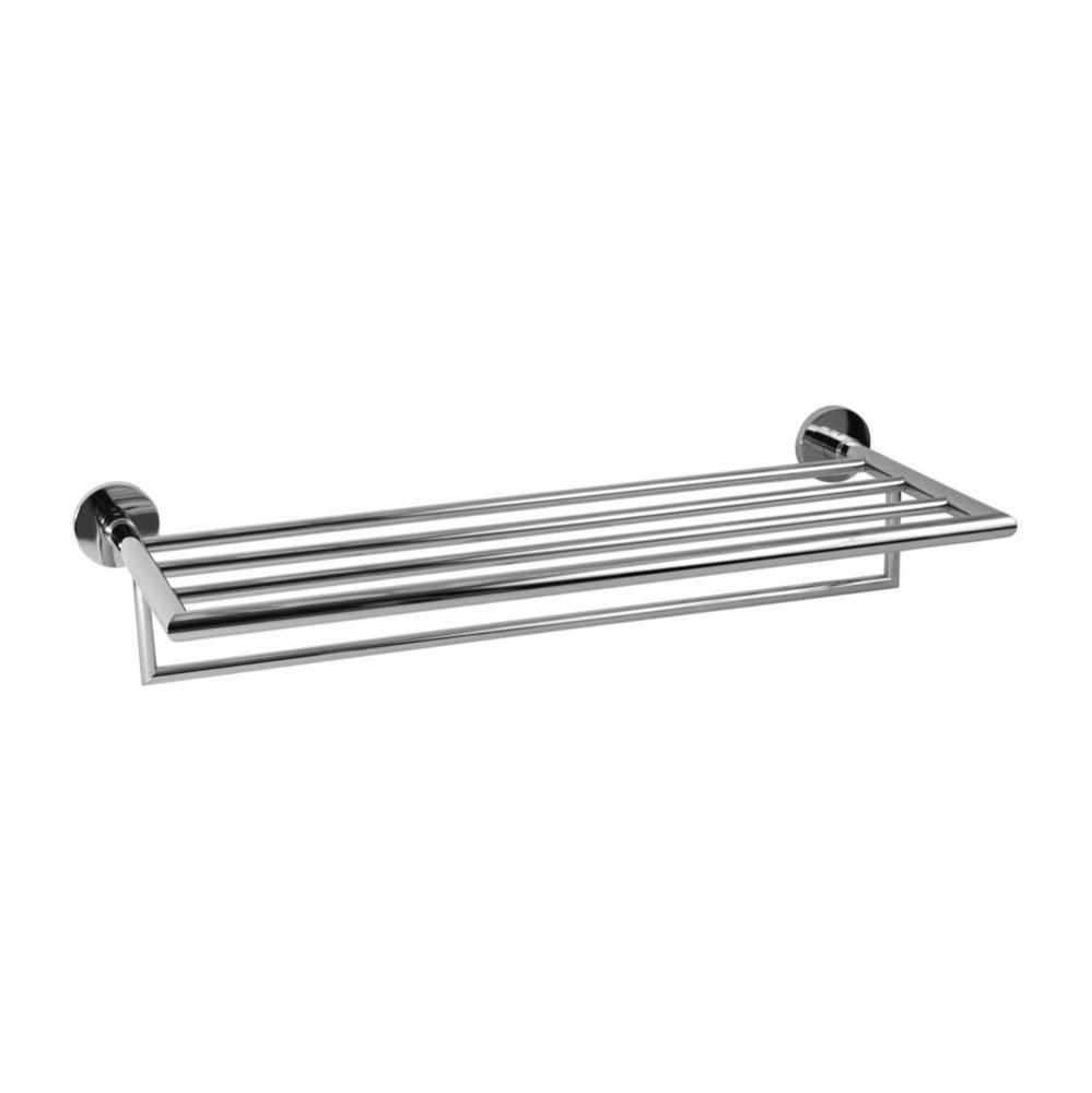 24'' Hotel Shelf Frame with Towel Bar