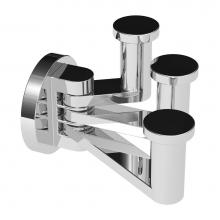 Ginger 4610T/PC - Triple Pivoting Robe Hook