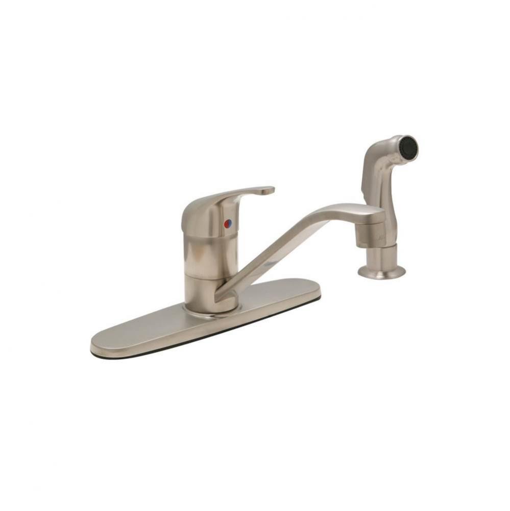 Single Control Kitchen Faucet, Satin Nickel