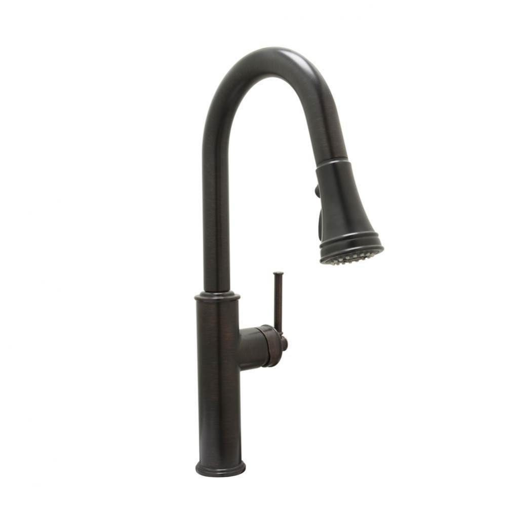 Crest Kitchen Pulldown In Antique Bronze