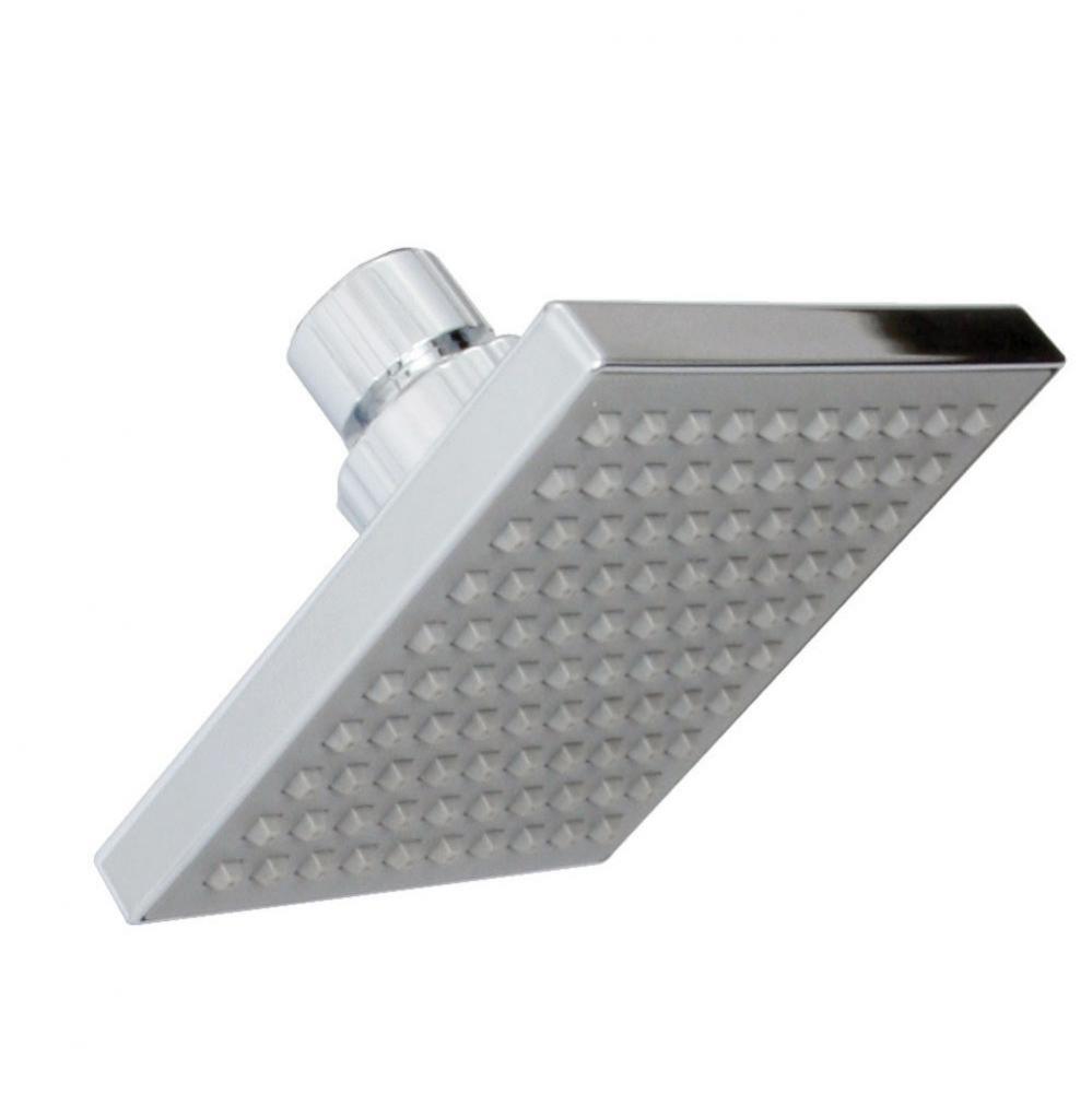 Square Style ABS Shower Head, Chrome