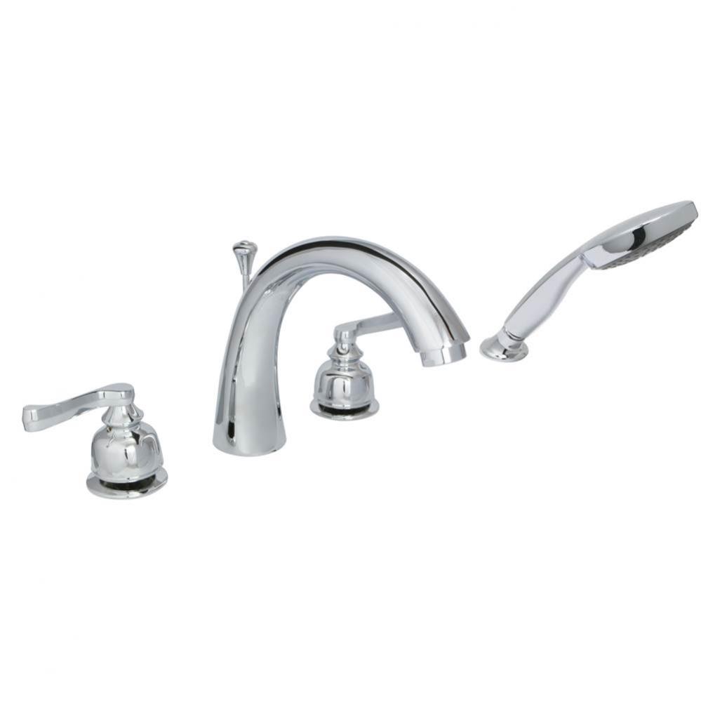 Sienna Four Piece Roman Tub Filler Faucet