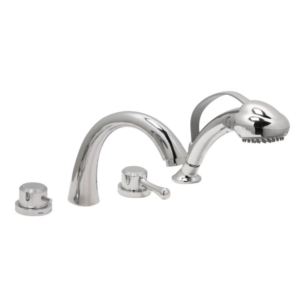 4-Pc Roman Tub Filler, Chrome