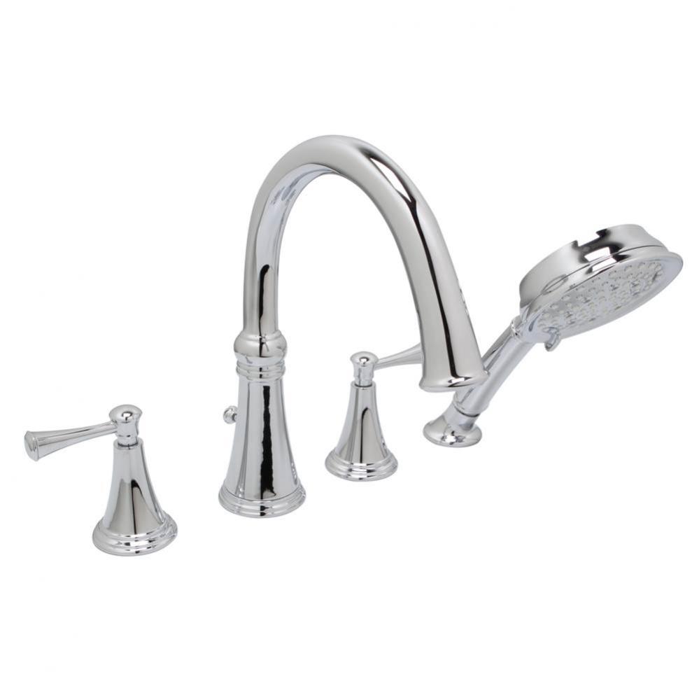 4-Hole Roman Tub Filler Faucet