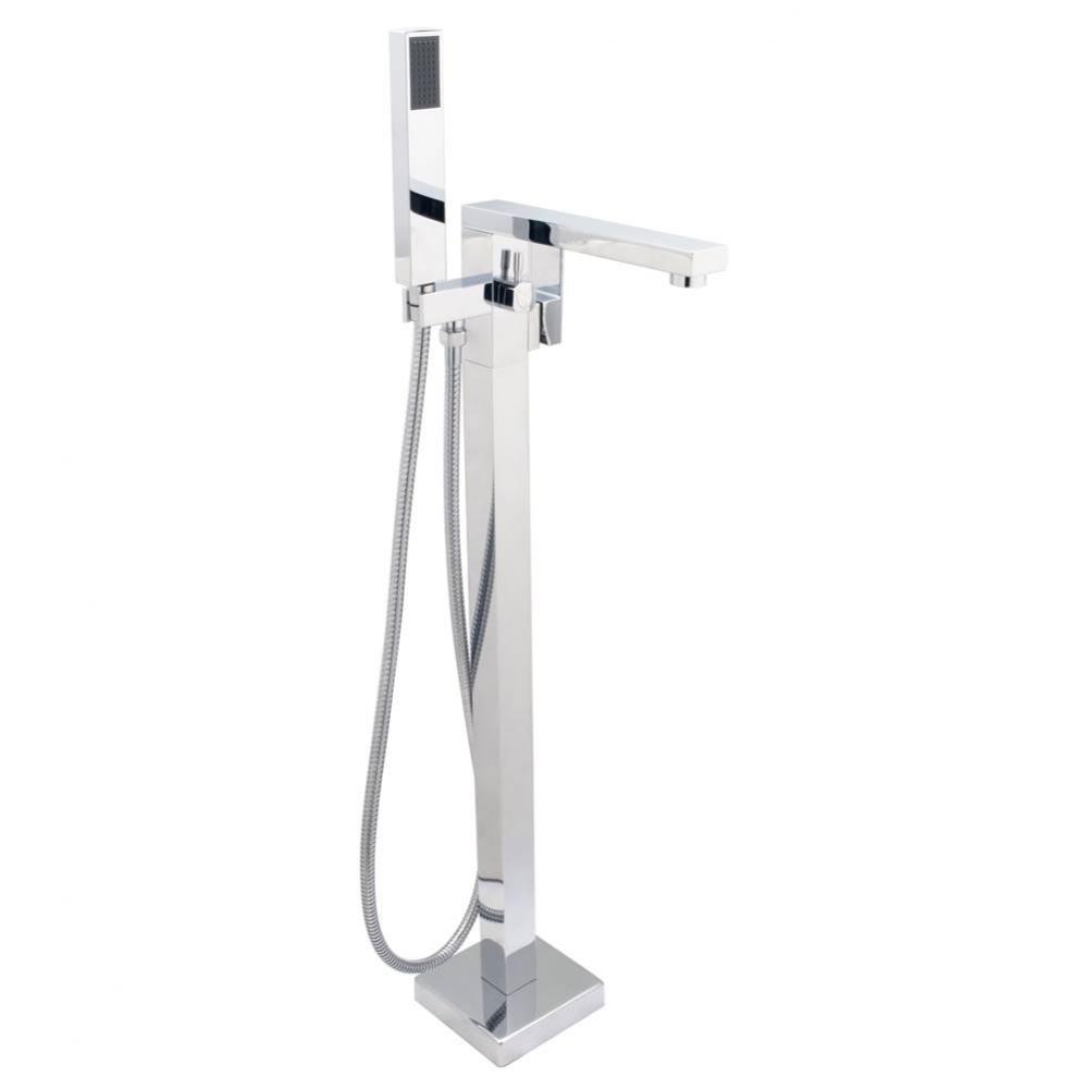 Free Standing Roman Tub Filler With Hand Shower