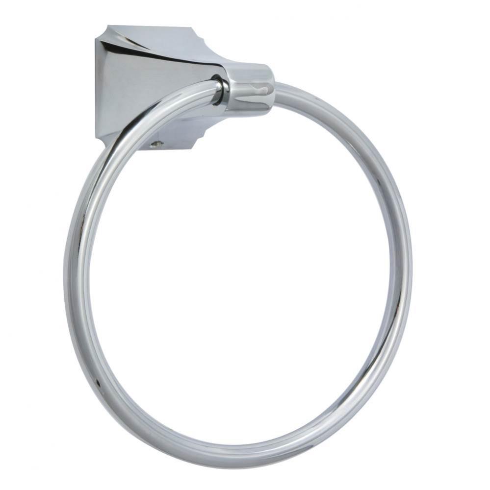 Merced/Reflection Towel Ring, Chrome