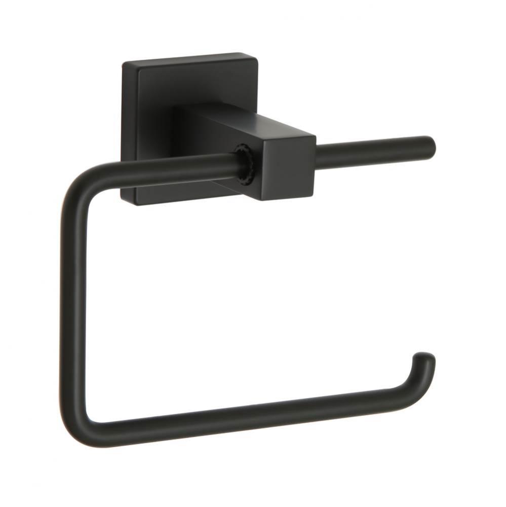 Razo Toilet Paper Holder In Pvd Satin Matte Black Finish