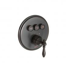 Huntington Brass P3922103 - Classic Styled Three Button Shower Trim- Antique Bronze