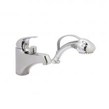 Huntington Brass S7280001 - 2-Pc Roman Tub Filler W/ Handheld, Chrome