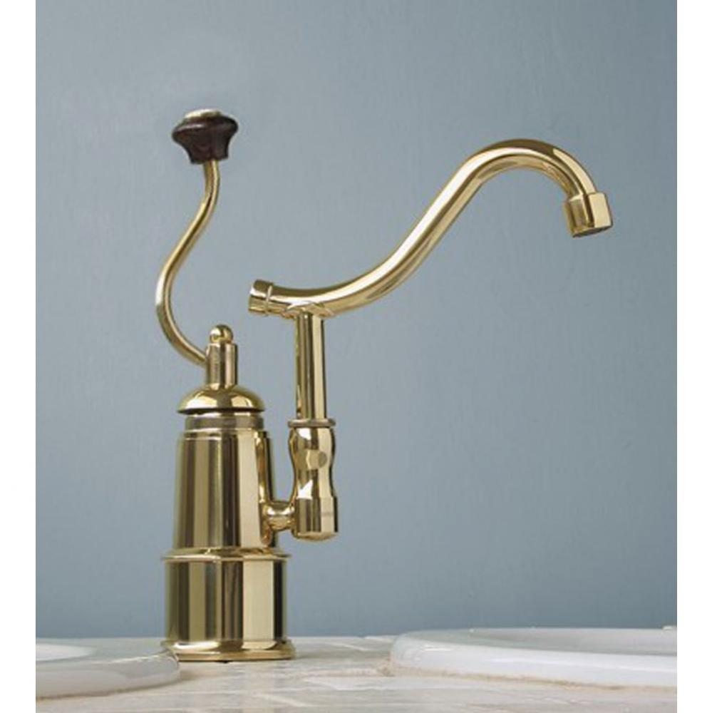 ''De Dion'' Single Lever Mixer with Ceramic Disc Cartridge in Wooden Handle,