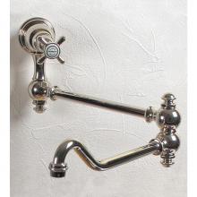 Herbeau 302955 - ''Royale'' Pot Filler in Polished Brass