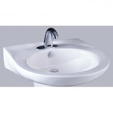 Mansfield Plumbing 203840050 - LAV 2038LO 4'' WHT W/O OVRFLW