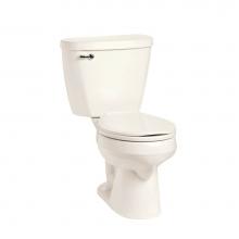 Mansfield Plumbing 380-387LTBIS - Summit 1.28 Round Toilet Combination