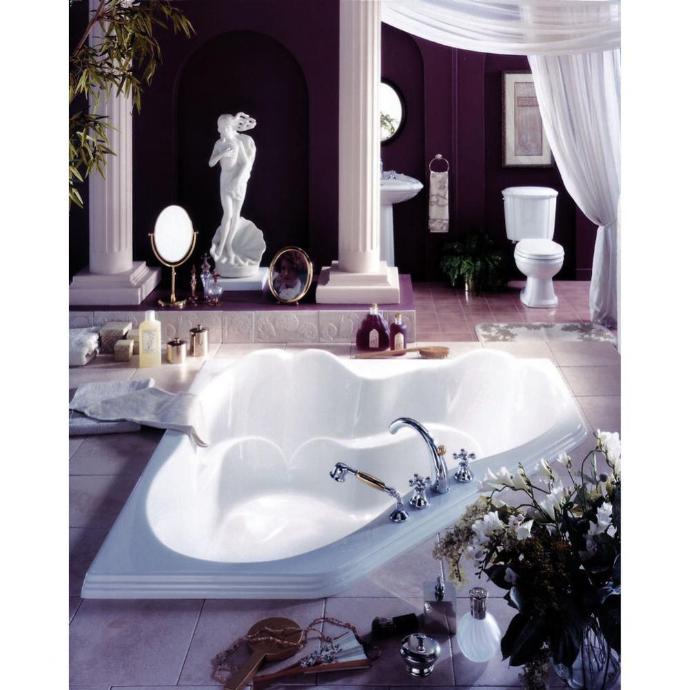 ARIANE bathtub 60x60, Mass-Air/Activ-Air, Ice gray