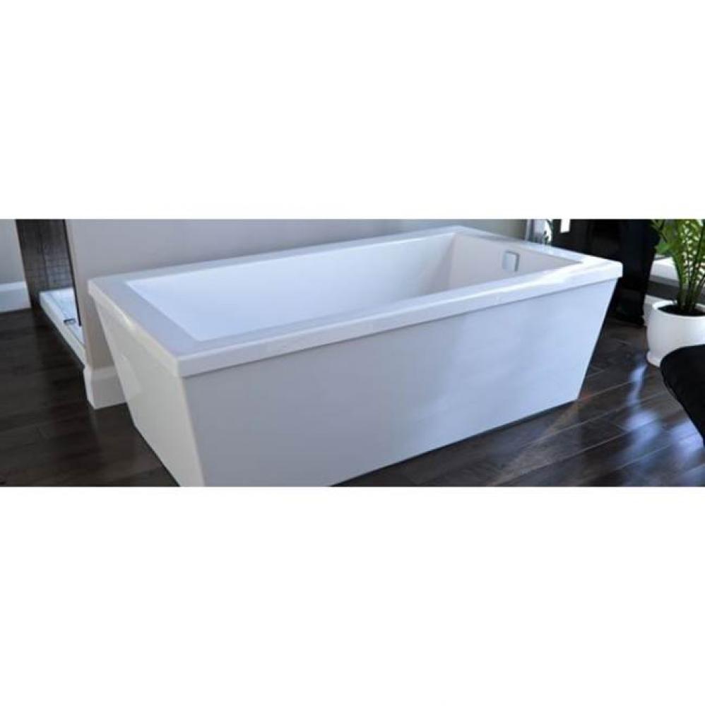 Freestanding AMETYS Bathtub 36x66 AFR with armrests, Activ-Air, Bone