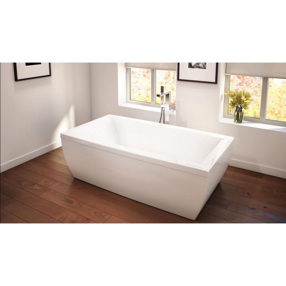 Freestanding SAPHYR Bathtub 38x72, Whirlpool/Activ-Air, Ice gray