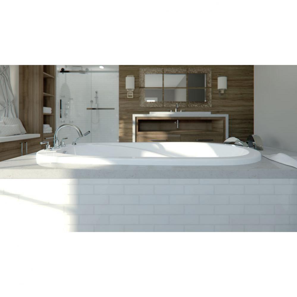 Vapora Podium Bathtub 36X66, Whirlpool/Activ-Air, Ice Gray