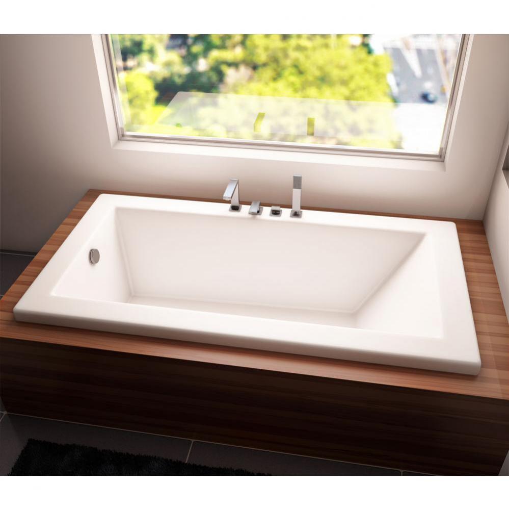 ZEN bathtub 32x72 with 4'' lip, Mass-Air, Ice gray