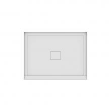 Neptune 220012-501-001-000 - Rouge 4836 Acrylic Alcove Shower Base in White with Center Drain