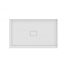 Neptune 220014-503-001-000 - Rouge 6036 Acrylic Right Corner Shower Base in White with Center Drain