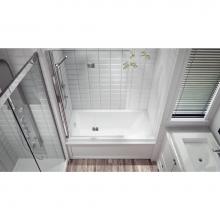 Neptune 220160-000-001-001 - Flory de Colt 7766 IF Acrylic Alcove Left-Hand Drain Bathtub in White