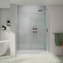 Neptune 220341-900-084-000 - Reka 34 x 72 in. 10mm Shower Screen for Alcove Installation with Clear Glass in Chrome